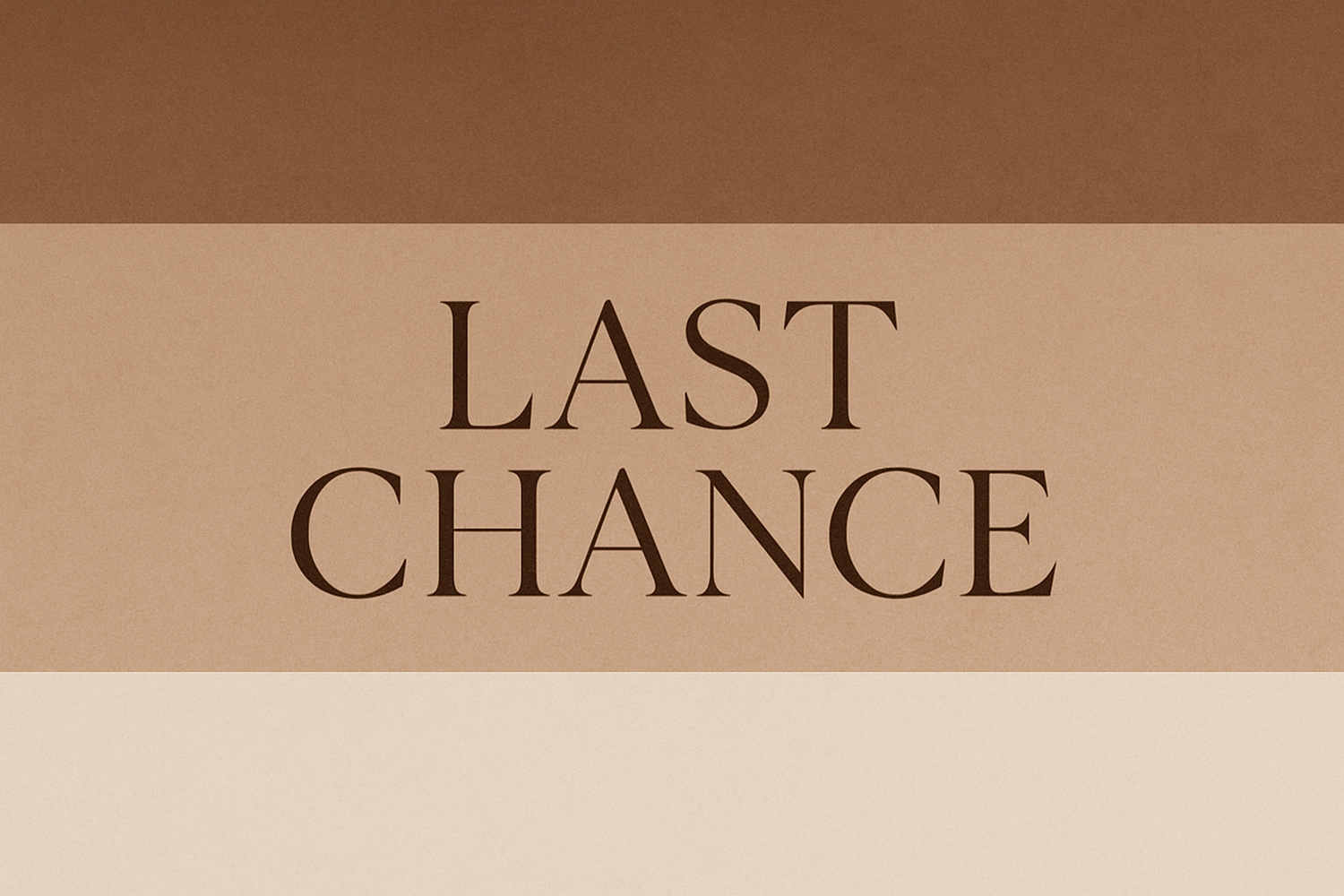 ПОСЛЕДЕН ЩАНС